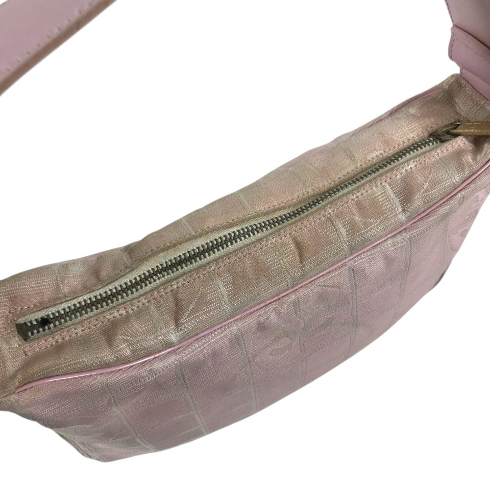 CHANEL New travel line CC CC Mark logo Bags Hand Bags Accessory Pouches Shoulder Bag pink Used