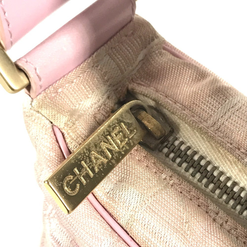 CHANEL New travel line CC CC Mark logo Bags Hand Bags Accessory Pouches Shoulder Bag pink Used