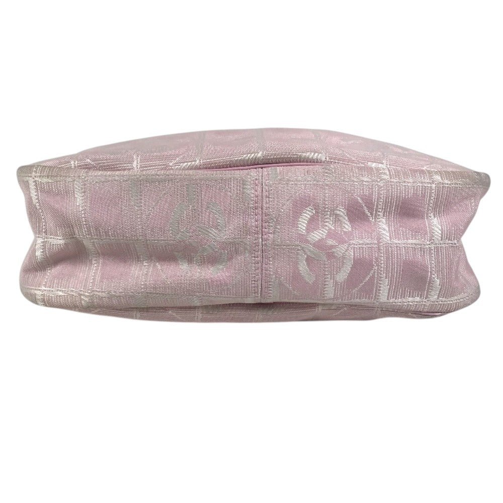 CHANEL New travel line CC CC Mark logo Bags Hand Bags Accessory Pouches Shoulder Bag pink Used