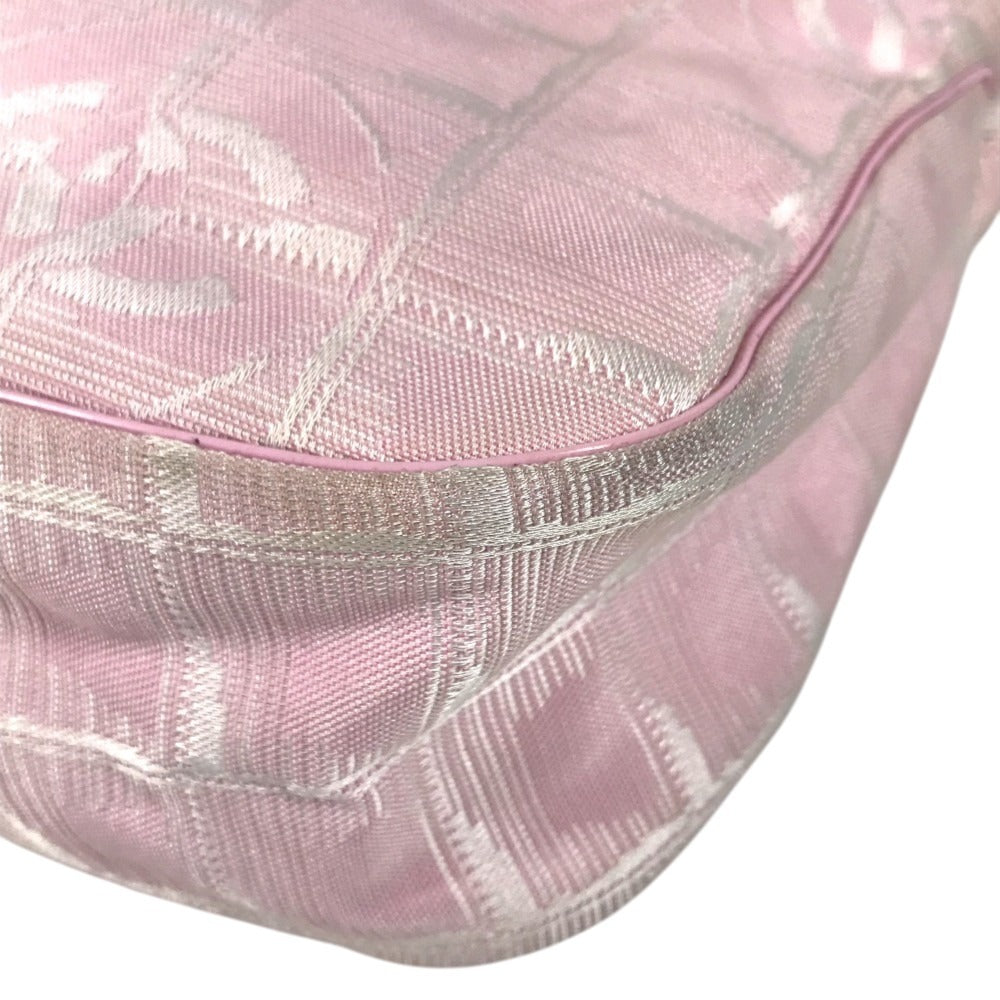 CHANEL New travel line CC CC Mark logo Bags Hand Bags Accessory Pouches Shoulder Bag pink Used