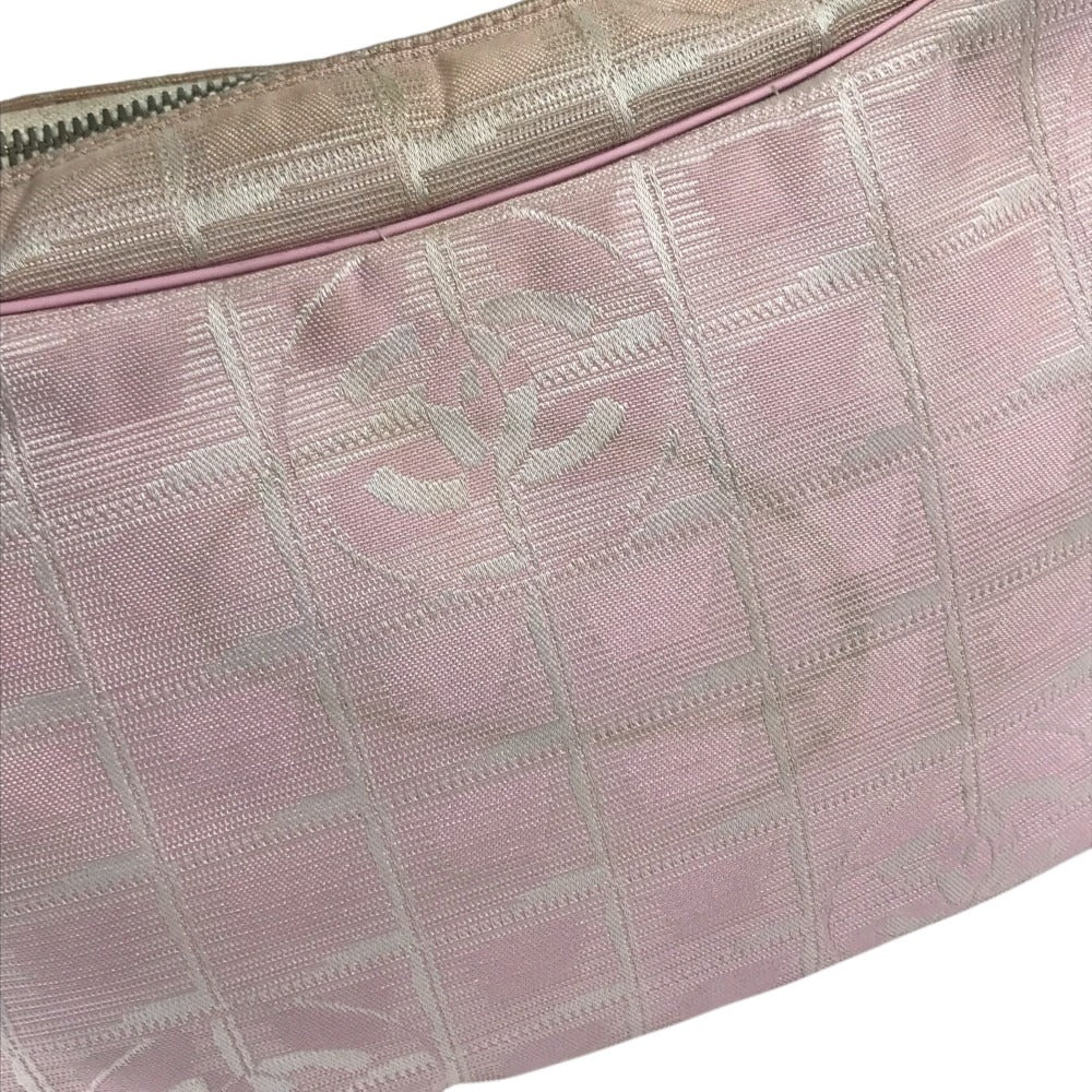 CHANEL New travel line CC CC Mark logo Bags Hand Bags Accessory Pouches Shoulder Bag pink Used