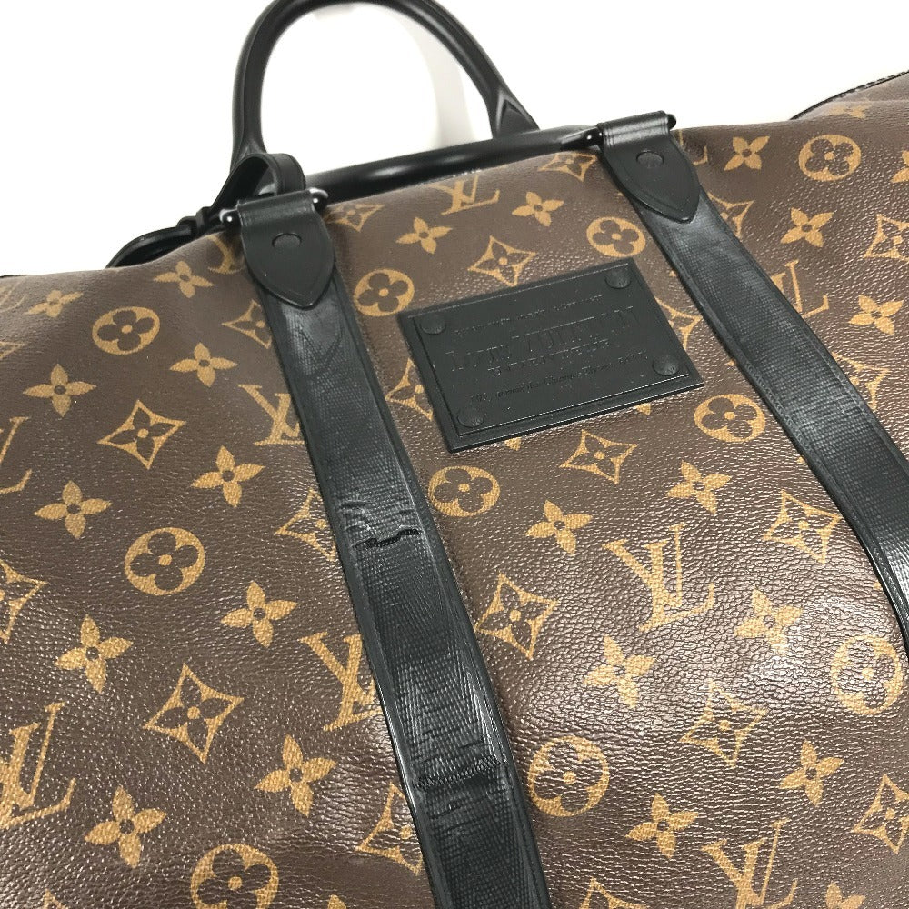 LOUIS VUITTON M41411 Monogram Waterproof KeepallBandouliere55 Bag Travel Bag 2WAY Bag Shoulder Bag Duffle Bag MonogramMacassarCanvas Brown/Black Used