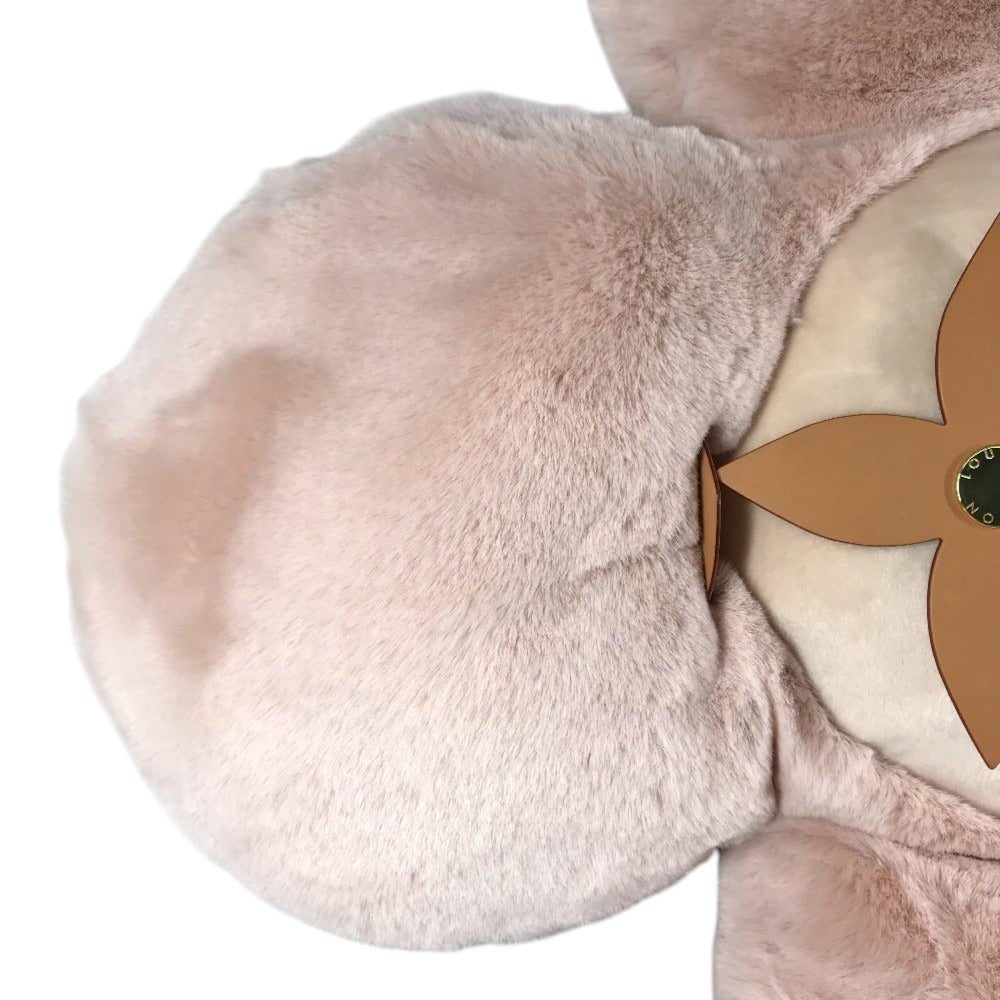 LOUIS VUITTON GI0948 Monogram Doudou Vivienne Giant Dolls, interior decorations, objects Plush Doll polyester / MonogramCanvas pink/Brown Used