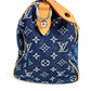 LOUIS VUITTON M27556 Monogram Flower Denim Speedy Bandouliere 30 Bags Mini Duffle Bag Tote Bag Hand Bag MonogramDenim blue Used