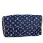 LOUIS VUITTON M27556 Monogram Flower Denim Speedy Bandouliere 30 Bags Mini Duffle Bag Tote Bag Hand Bag MonogramDenim blue Used