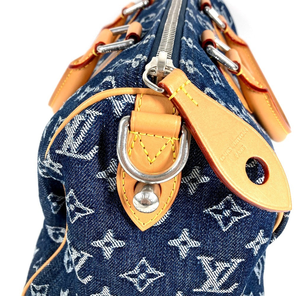 LOUIS VUITTON M27556 Monogram Flower Denim Speedy Bandouliere 30 Bags Mini Duffle Bag Tote Bag Hand Bag MonogramDenim blue Used