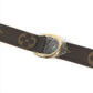 LOUIS VUITTON GI1215 Monogram Dog collar PM Dog collar PM Dog Collar Pet Dog Collar MonogramCanvas Brown Used