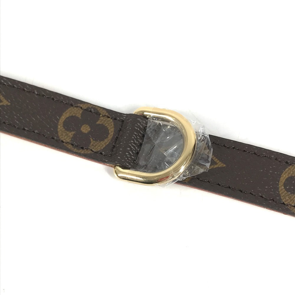 LOUIS VUITTON GI1215 Monogram Dog collar PM Dog collar PM Dog Collar Pet Dog Collar MonogramCanvas Brown Used
