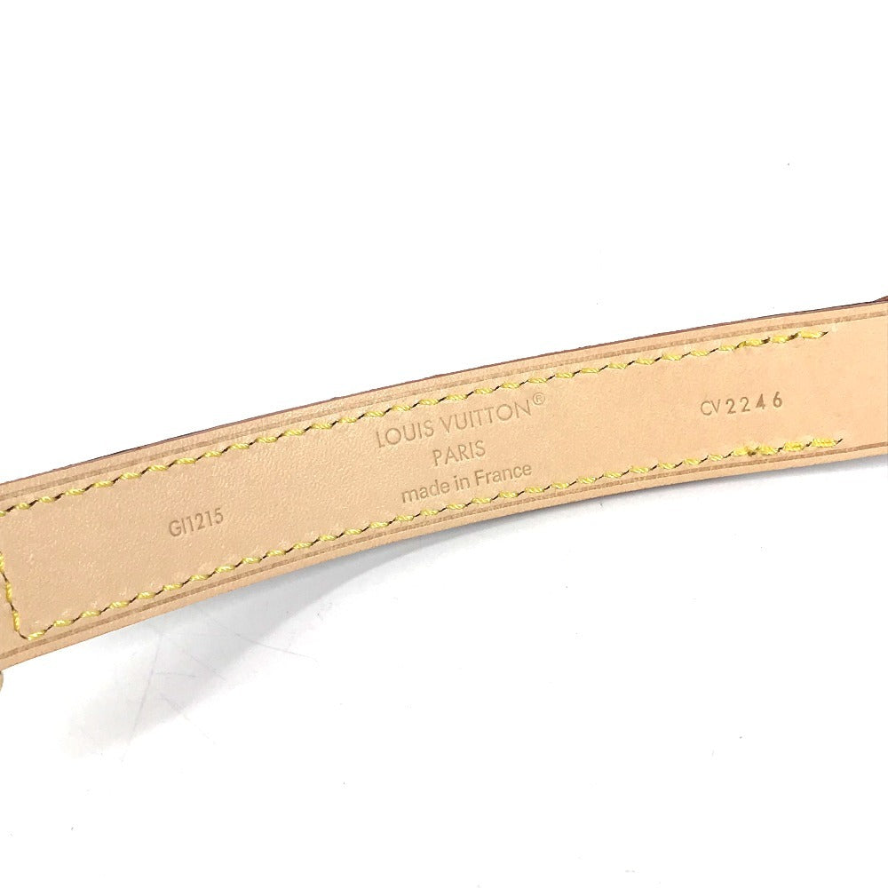LOUIS VUITTON GI1215 Monogram Dog collar PM Dog collar PM Dog Collar Pet Dog Collar MonogramCanvas Brown Used