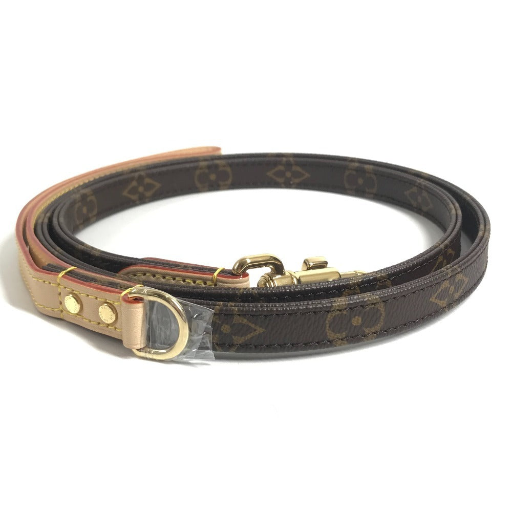 LOUIS VUITTON GI1217 Monogram Dog Leash MM Dog leash for walking your dog. Lead MonogramCanvas Brown Used