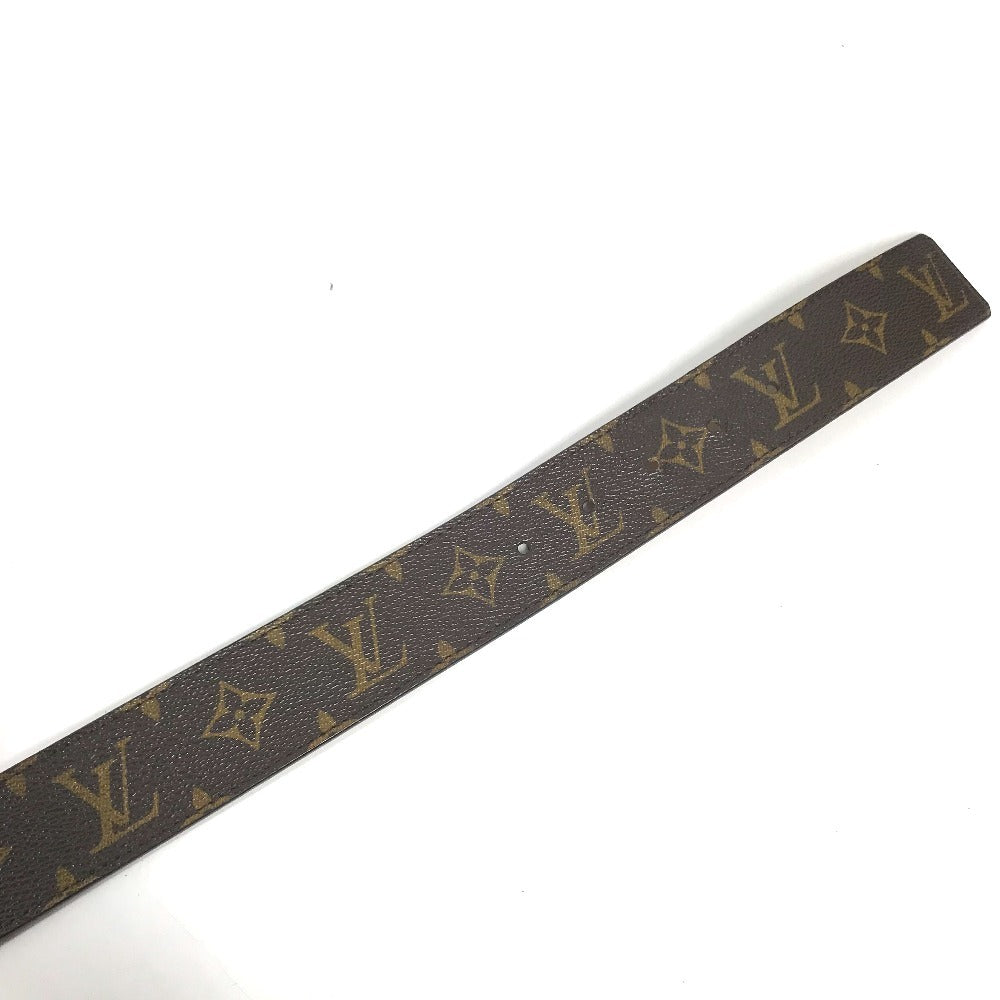 LOUIS VUITTON M9608V Monogram Ceinture Initial Accessory buckle LV logo belt MonogramCanvas Brown Used