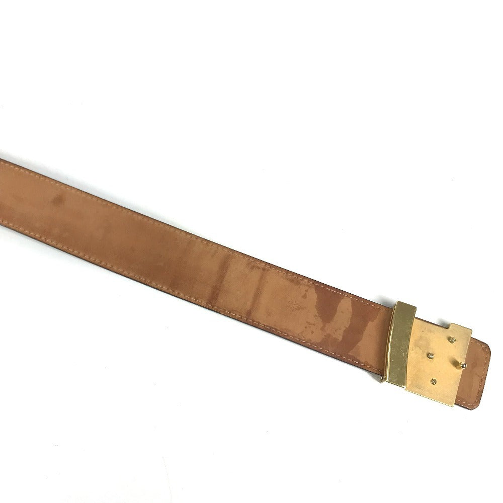LOUIS VUITTON M9608V Monogram Ceinture Initial Accessory buckle LV logo belt MonogramCanvas Brown Used