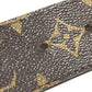 LOUIS VUITTON M9608V Monogram Ceinture Initial Accessory buckle LV logo belt MonogramCanvas Brown Used
