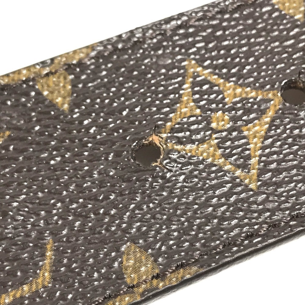 LOUIS VUITTON M9608V Monogram Ceinture Initial Accessory buckle LV logo belt MonogramCanvas Brown Used