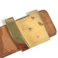 LOUIS VUITTON M9608V Monogram Ceinture Initial Accessory buckle LV logo belt MonogramCanvas Brown Used
