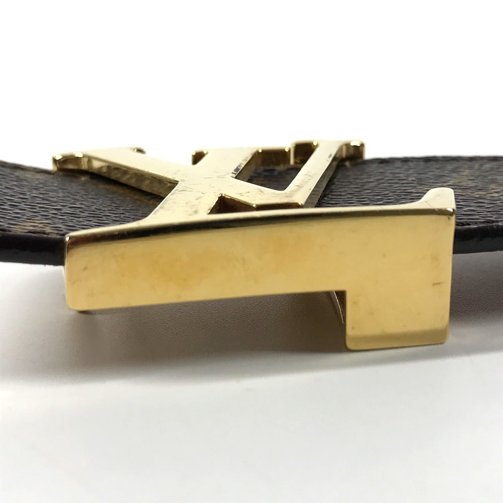 LOUIS VUITTON M9608V Monogram Ceinture Initial Accessory buckle LV logo belt MonogramCanvas Brown Used
