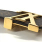 LOUIS VUITTON M9608V Monogram Ceinture Initial Accessory buckle LV logo belt MonogramCanvas Brown Used