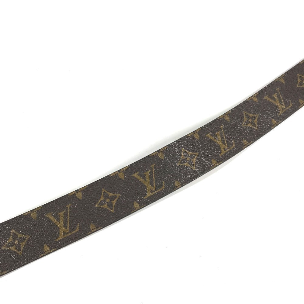 LOUIS VUITTON M9608V Monogram Ceinture Initial Accessory buckle LV logo belt MonogramCanvas Brown Used