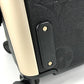 LOUIS VUITTON M13783 Monogram Giant Embossed suitcase horizon 55 Suitcase, 4-wheel travel bag Carry Bag Leather Black Used