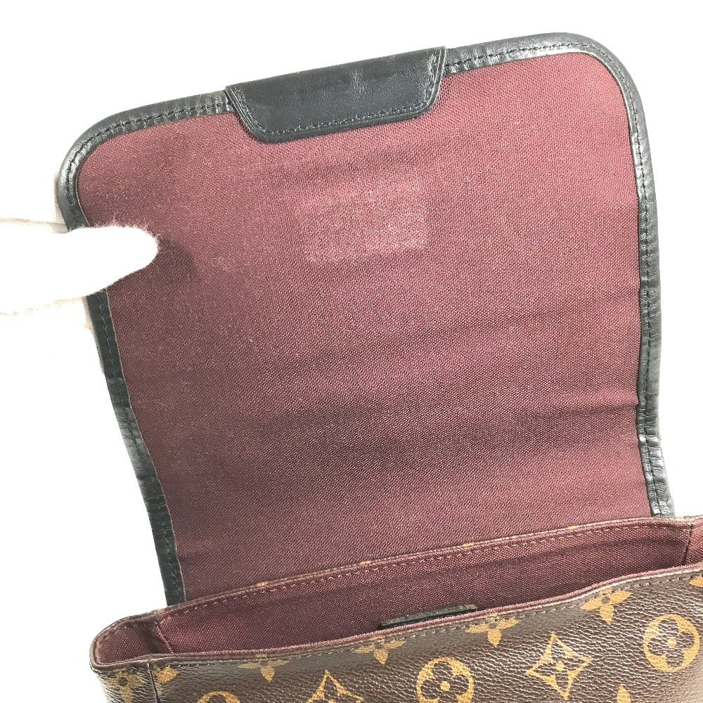 LOUIS VUITTON M56717 MonogramMacassar Bus PM Bus PM Pochette Bag Flap Crossbody Shoulder Bag MonogramMacassarCanvas Brown/Black Used