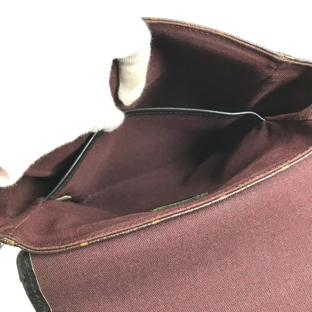 LOUIS VUITTON M56717 MonogramMacassar Bus PM Bus PM Pochette Bag Flap Crossbody Shoulder Bag MonogramMacassarCanvas Brown/Black Used