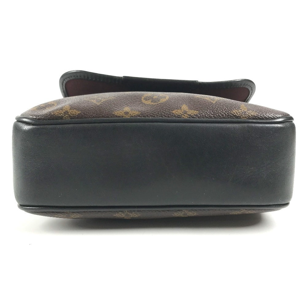 LOUIS VUITTON M56717 MonogramMacassar Bus PM Bus PM Pochette Bag Flap Crossbody Shoulder Bag MonogramMacassarCanvas Brown/Black Used