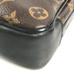 LOUIS VUITTON M56717 MonogramMacassar Bus PM Bus PM Pochette Bag Flap Crossbody Shoulder Bag MonogramMacassarCanvas Brown/Black Used