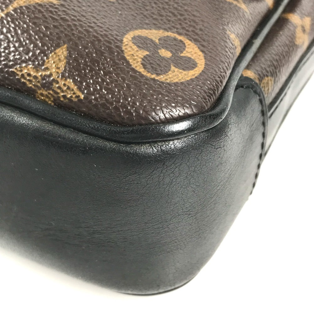 LOUIS VUITTON M56717 MonogramMacassar Bus PM Bus PM Pochette Bag Flap Crossbody Shoulder Bag MonogramMacassarCanvas Brown/Black Used