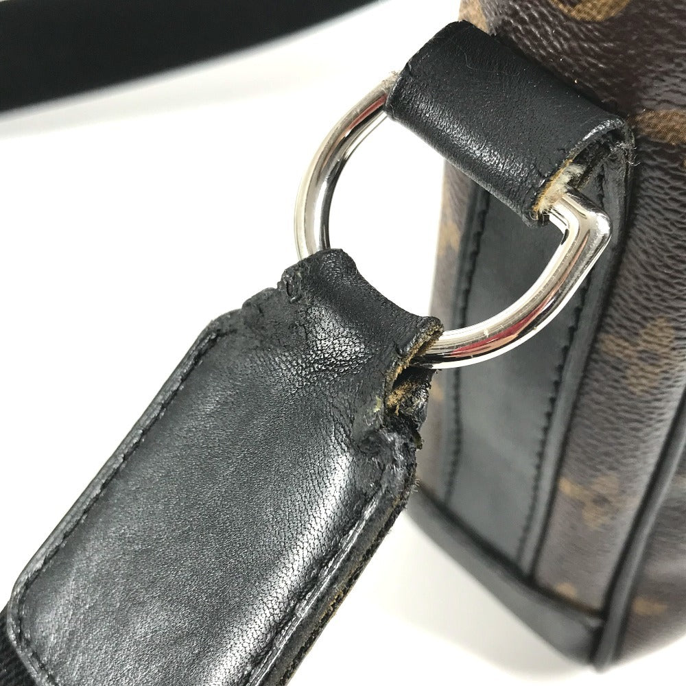 LOUIS VUITTON M56717 MonogramMacassar Bus PM Bus PM Pochette Bag Flap Crossbody Shoulder Bag MonogramMacassarCanvas Brown/Black Used