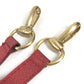 GUCCI 007 1793 0236 vintage Bamboo Mini 2-Way Bag Bag Shoulder Bag Hand Bag Leather / suede Red Used