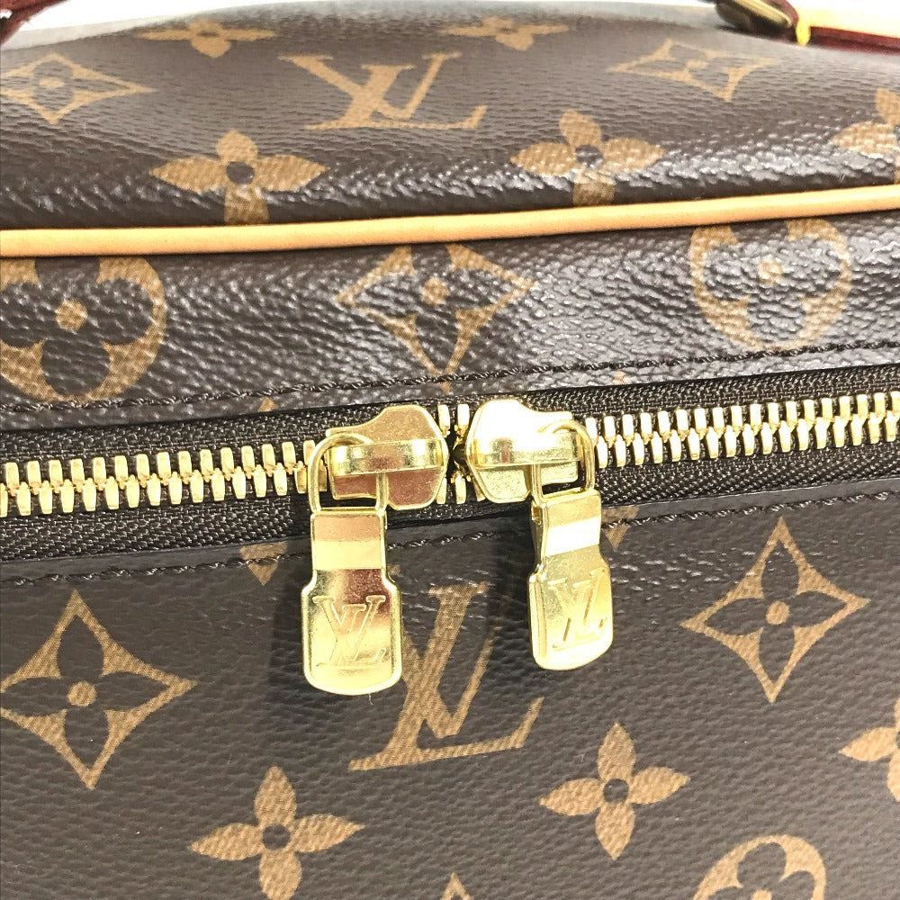 LOUIS VUITTON M42265 Monogram Nice BB Nice BB Bag, pouch, makeup box, box Hand Bag MonogramCanvas Brown Used