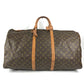 LOUIS VUITTON M41422 Monogram Keepall60 Keepall 60 Old Model Outie Bag Hand Bag Travel Bag Duffle Bag MonogramCanvas Brown Used