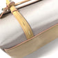 CARTIER Cabochon Logo Bag 2WAY Bag Shoulder Bag Hand Bag Canvas / Patent Leather BeigeBased/Pink BeigeBased Used