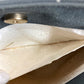 CHANEL CC CC Mark logo chocolate bar Bag Hand Bag Bicolor Tote Bag Canvas gray/White Used