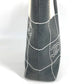 CHANEL CC CC Mark logo chocolate bar Bag Hand Bag Bicolor Tote Bag Canvas gray/White Used