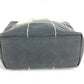CHANEL CC CC Mark logo chocolate bar Bag Hand Bag Bicolor Tote Bag Canvas gray/White Used