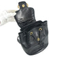 Salvatore Ferragamo Gancini Logo Mini Backpack bag backpack Backpack Leather Black/Gold Used