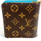 LOUIS VUITTON M60036 Monogram Groom Compact Zip Compact Zip Wallet Compact Wallet Folded wallet MonogramCanvas Brown/blue Used