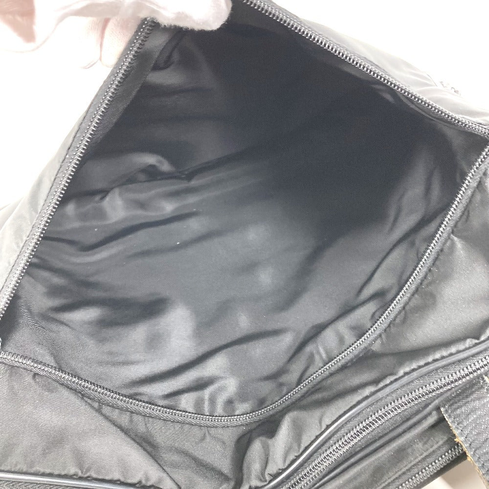 PRADA V407S triangle logo triangle logo plate Bag, Shoulder Bag, Document Bag, Briefcase Business bag Nylon Black Used