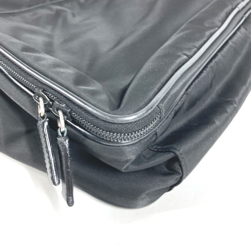 PRADA V407S triangle logo triangle logo plate Bag, Shoulder Bag, Document Bag, Briefcase Business bag Nylon Black Used