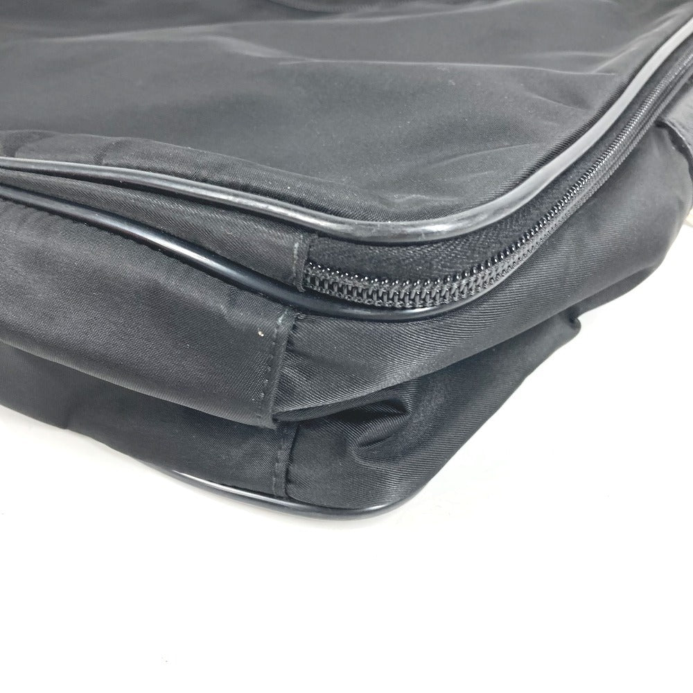 PRADA V407S triangle logo triangle logo plate Bag, Shoulder Bag, Document Bag, Briefcase Business bag Nylon Black Used