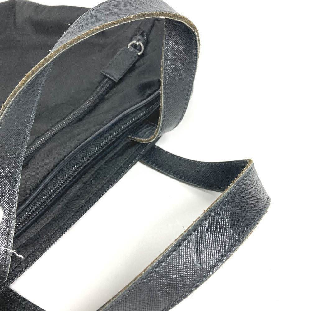 PRADA V407S triangle logo triangle logo plate Bag, Shoulder Bag, Document Bag, Briefcase Business bag Nylon Black Used