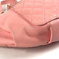 CHANEL Chain Belt Bag Waist Pouch CC CC Mark Bag Cross Quilted Matelasse body bag Leather pink/GoldHardware Used