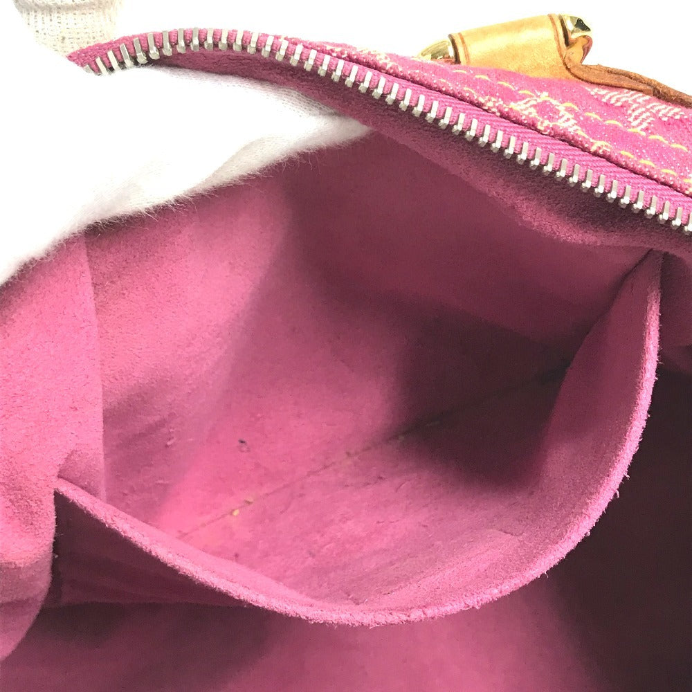 LOUIS VUITTON M95214 MonogramDenim Neo Speedy Size Mini Duffle Bag Hand Bag Monogram Denim Canvas pink Used