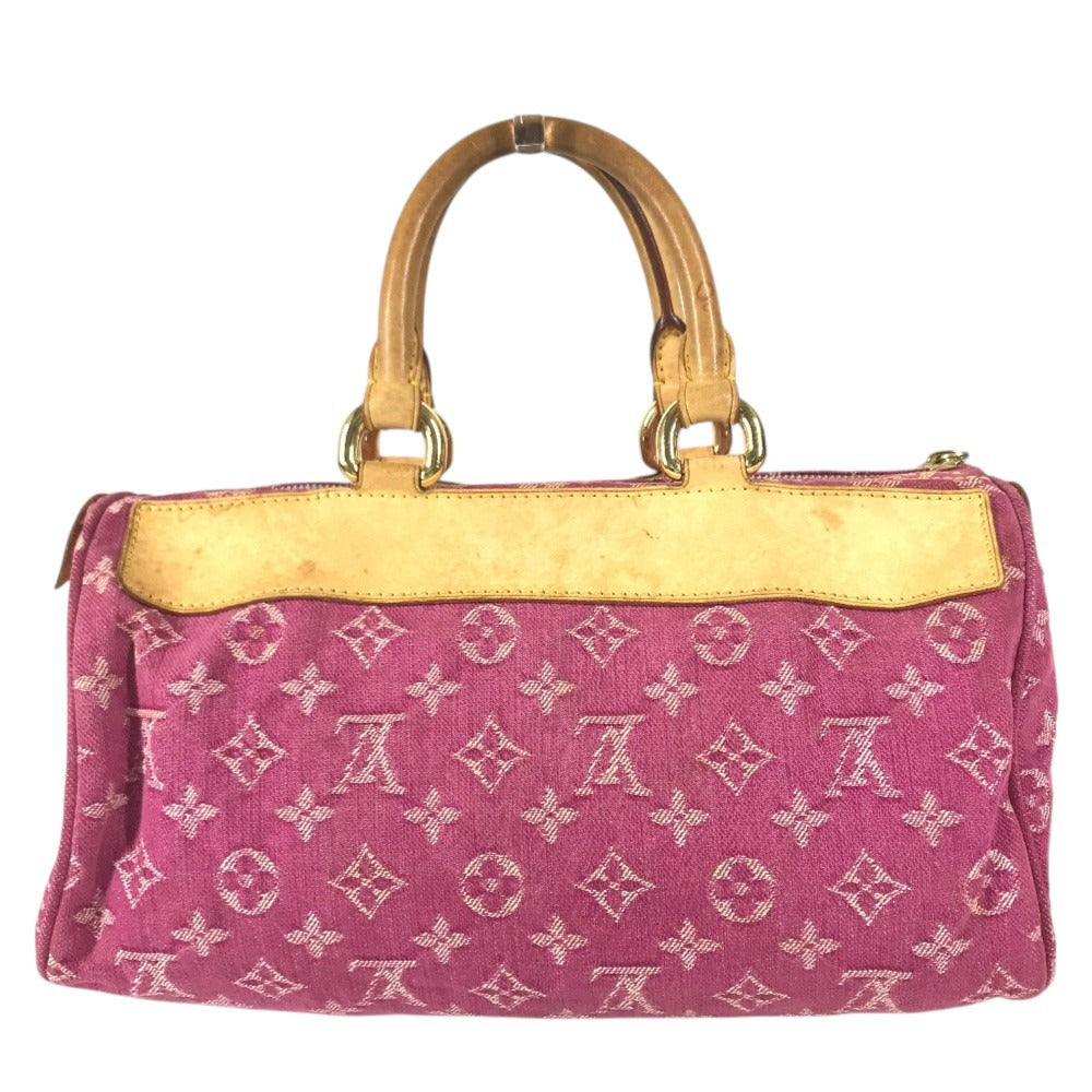 LOUIS VUITTON M95214 MonogramDenim Neo Speedy Size Mini Duffle Bag Hand Bag Monogram Denim Canvas pink Used