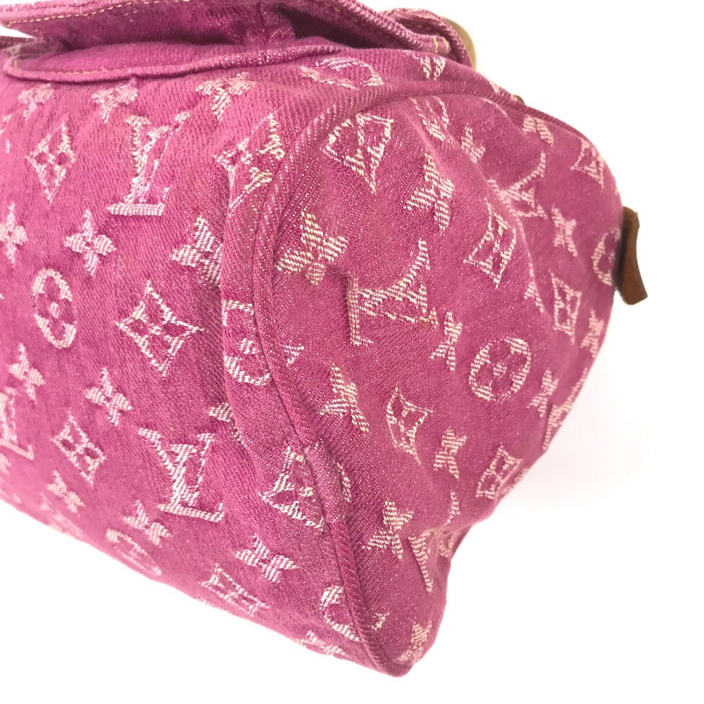 LOUIS VUITTON M95214 MonogramDenim Neo Speedy Size Mini Duffle Bag Hand Bag Monogram Denim Canvas pink Used