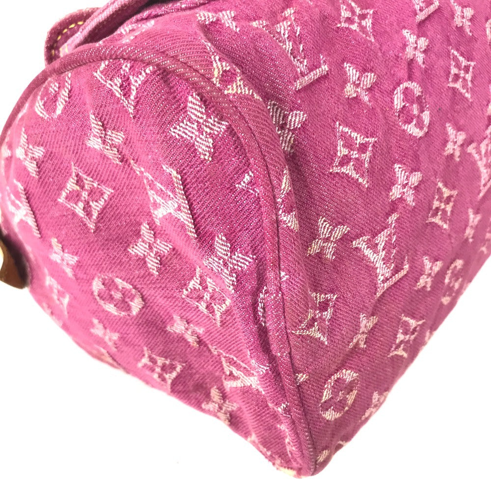 LOUIS VUITTON M95214 MonogramDenim Neo Speedy Size Mini Duffle Bag Hand Bag Monogram Denim Canvas pink Used