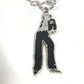 CHANEL 03P Mademoiselle CC CC Mark Accessories Necklace Metal Black/Silver Used