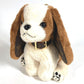 LOUIS VUITTON M03388 Monogram Bag Charm LV Dog Dog Charm Key Holder Faux fur Brown/White Used