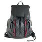 GUCCI 495563 GG Supreme logo bag backpack Backpack PVC/Leather Black Used